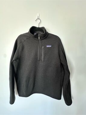 Patagonia Black Half-Zip Fleece Pullover